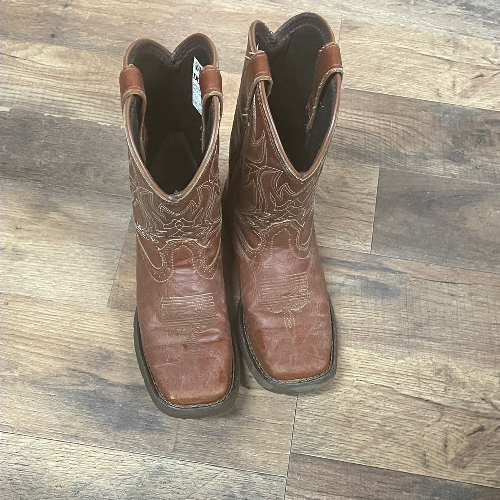 Durango Kids Western Boots - Rich Brown